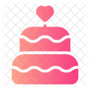 Wedding Cake Birthday Love And Romance Icon