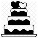 Wedding Cake Love Valentine Icon