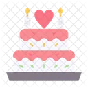 Cake Wedding Dessert Icon