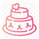 Wedding Cake Cake Decoration Sweet Icon