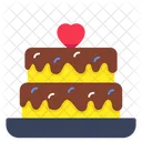 Wedding Cake Romantic Cake Sweets Icon