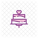 Wedding Cake Cake Sweet Icon