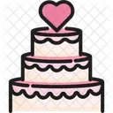 Cake Wedding Celebration Icon