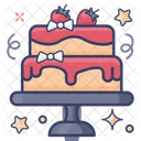 Wedding Cake Cream Cake Dessert Icon