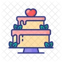 Wedding Cake Love Wedding Icon