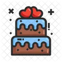 Cake Wedding Celebration Icon
