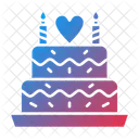 Cake Wedding Dessert Icon