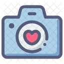 Camera Love Wedding Icon