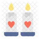 Candle Wedding Love Icon