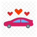 Car Love Wedding Symbol