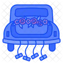 Wedding Car Bouquet Love Icon