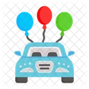 Decorated Honey Moon Celebration Icon