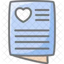 Checklist Documents Heart Icon