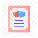Wedding card  Icon