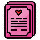 Wedding Certificate Icon