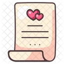 Marriage Wedding Certificate Icon
