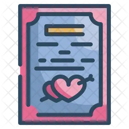 Wedding Certificate  Icon