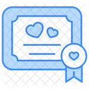 Wedding Certificate Icon