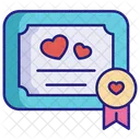 Wedding Certificate Icon