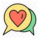 Talk Chat Love Icon