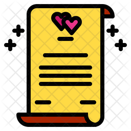 Wedding contract Icon
