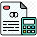 Wedding Cost Wedding Calculator Icon