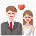 Wedding Couple Newlyweds Bride Icon