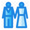 Marriage Groom Bride Love Wedding Icon