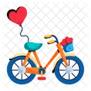 Wedding Cycle Wedding Bicycle Love Cycle Icon