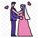 Wedding Dance Groom Couple Icon