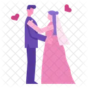 Wedding Dance Groom Couple Icon