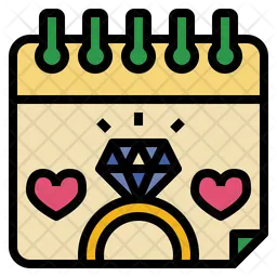Wedding Date  Icon