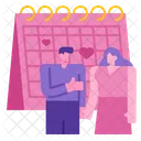 Wedding Day Calendar Countdown Icon