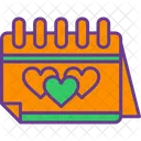 Wedding Day Calendar Day Icon
