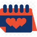 Wedding Day Calendar Day Icon