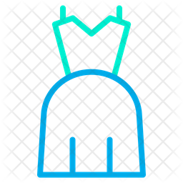 Wedding Dress Icon Of Colored Outline Style Available In Svg