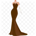 Wedding dresses brown  Icon