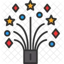 Wedding Fireworks Fireworks Happiness Icon