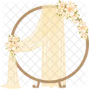 Wedding gate decoration big oval  Icon