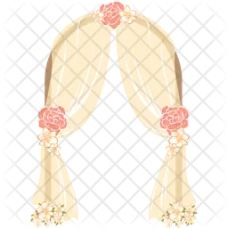 Wedding gate decoration long cloth  Icon