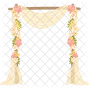 Wedding Gate Decoration Party Celebration Icon