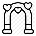 Wedding Gate Wedding Celebration Icon