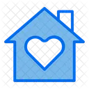 Wedding House House Heart Icon