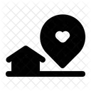Wedding Location House Icon