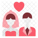 Wedding Love Heart Icon