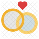 Wedding Ring Weeding Ring Party Celebration Bride Icon