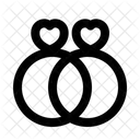Wedding Wedding Ring Marriage Icon