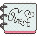 Wedding Guest Book Icon