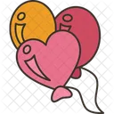 Wedding Balloons Celebration Icon