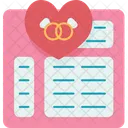 Wedding Program Ceremony Icon